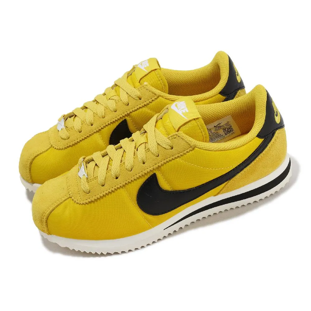 【NIKE】NIKE CORTEZ 女鞋 休閒鞋 黃黑-DZ2795700 歷史價格詳細信息