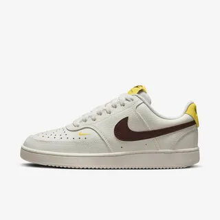 Nike Court Vision Low 女 白黑黃 運動 低筒 白鞋 休閒 休閒鞋 CD5434-117 歷史價格詳細信息