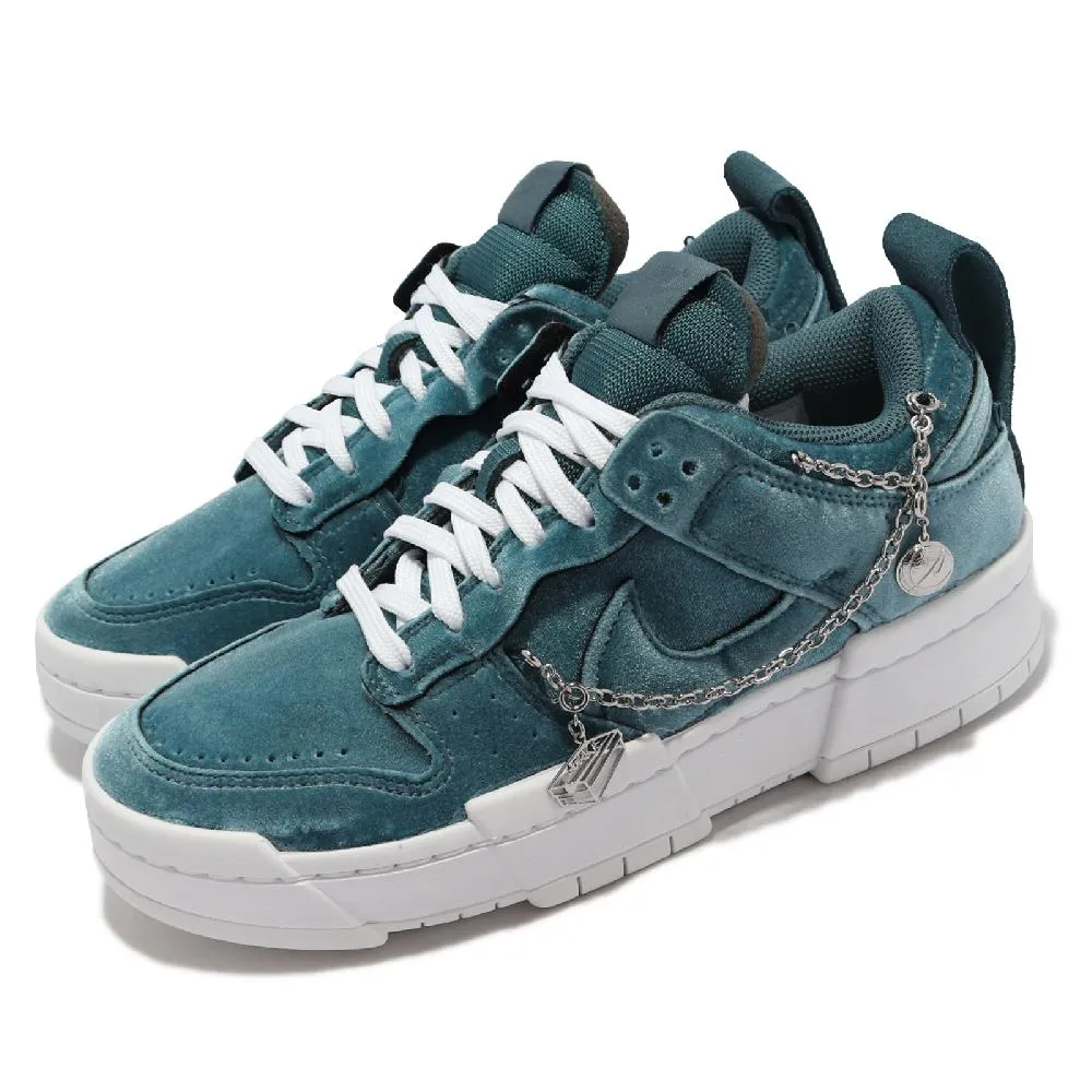 Nike 耐吉 休閒鞋 Dunk Low BG 大童 女鞋 雲杉綠 白 百搭 經典 HF4798-100 歷史價格詳細信息