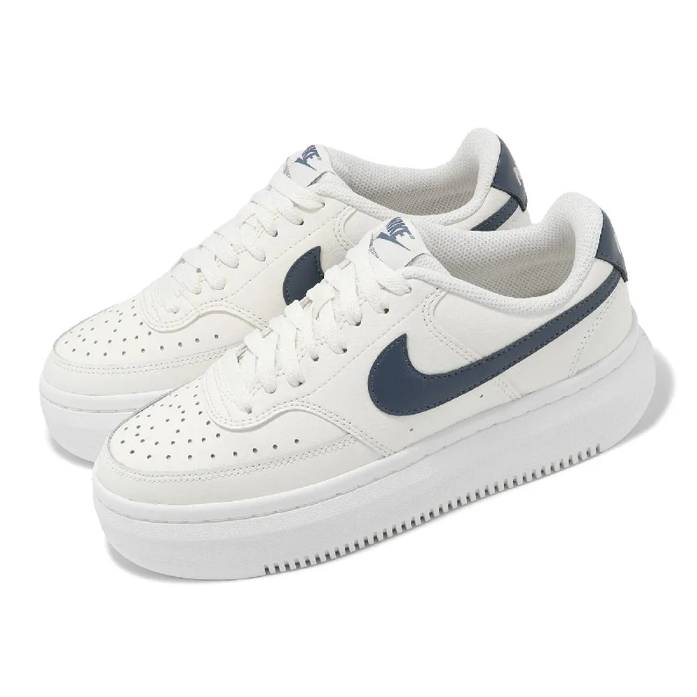 耐吉 Nike Court Vision Alta LTR Low 阿爾塔系列 松糕休閑運動 增高 厚底 滑板 白黑 歷史價格詳細信息