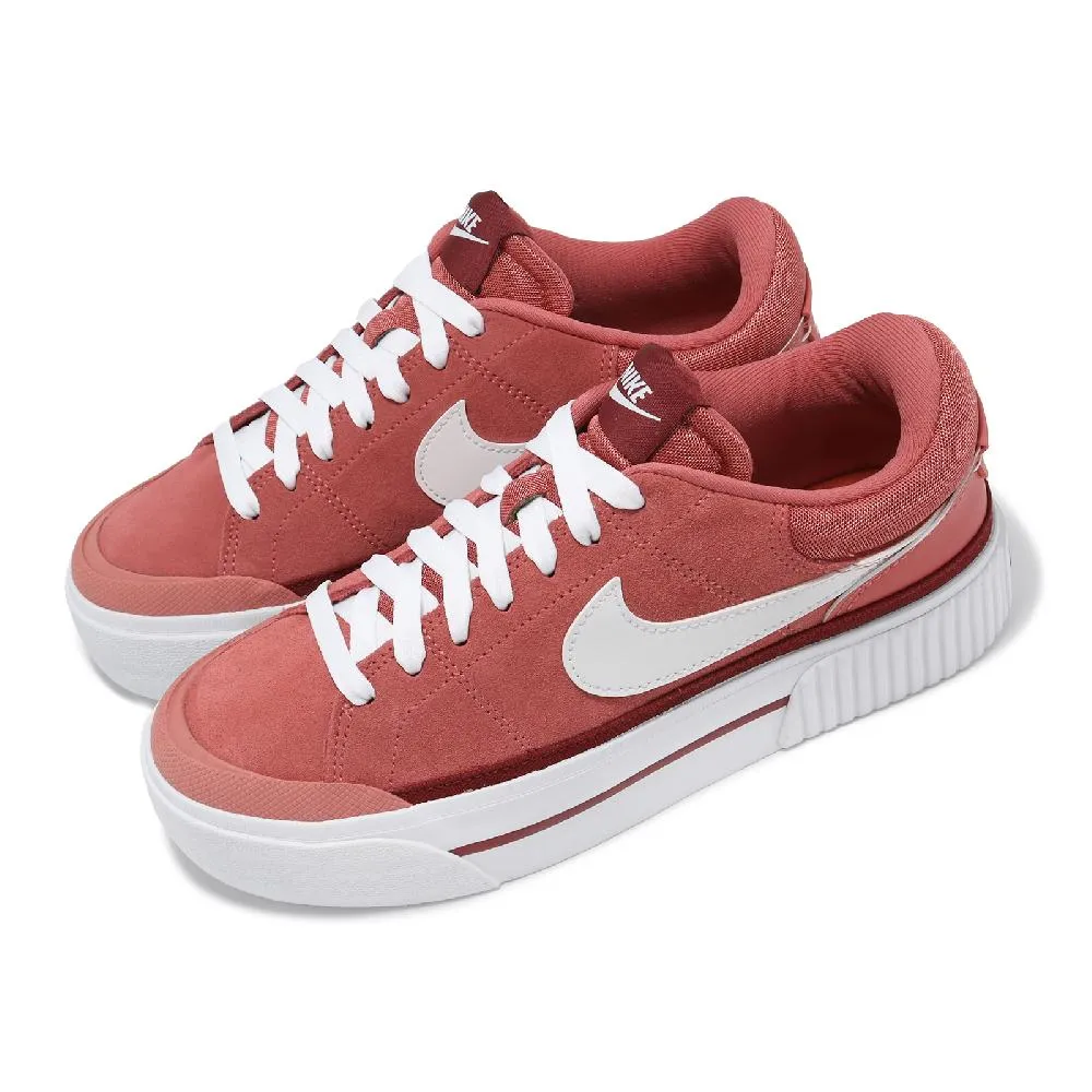 Nike 休閒鞋 Wmns Court Legacy Lift 米白 奶茶 厚底增高 女鞋 ACS DM7590-200 歷史價格詳細信息