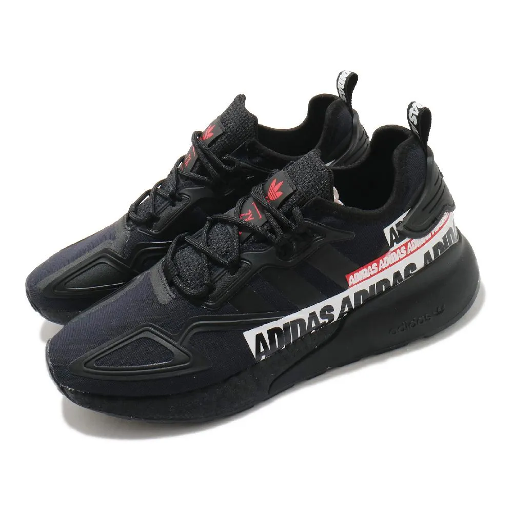 adidas 休閒鞋 ZX 2K Boost 黑 白 紅 三葉草 高緩衝 愛迪達 男鞋 【ACS】 FX7038 歷史價格詳細信息