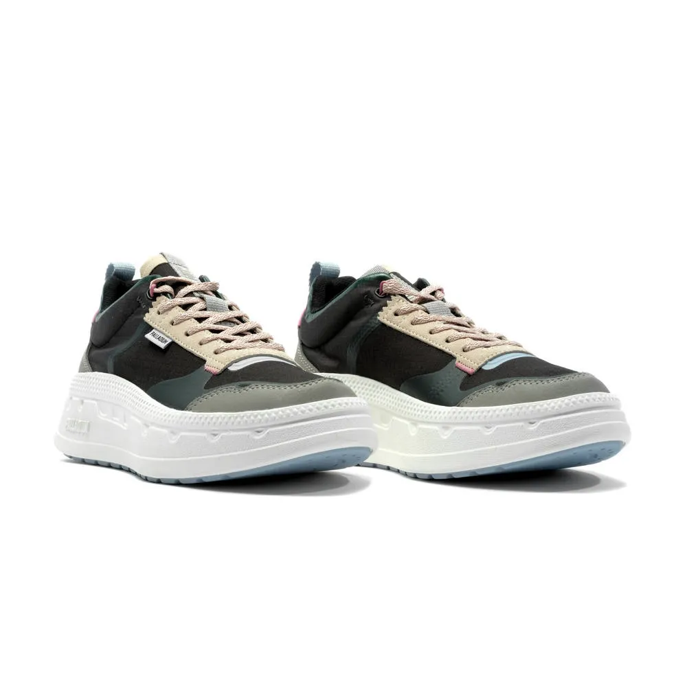 PALLADIUM PALLA REVERSE LO輕量拼接低筒潮流球鞋/厚底鞋/休閒鞋-女鞋-黑 歷史價格詳細信息