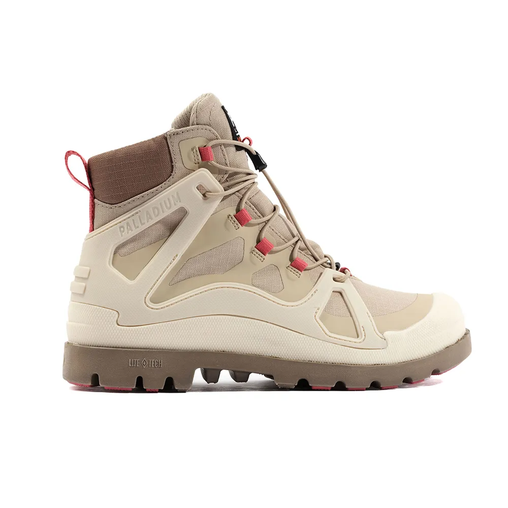 PALLADIUM PAMPA LITE+ CAGE WP+快穿輕量防水靴-女-銀灰 歷史價格詳細信息