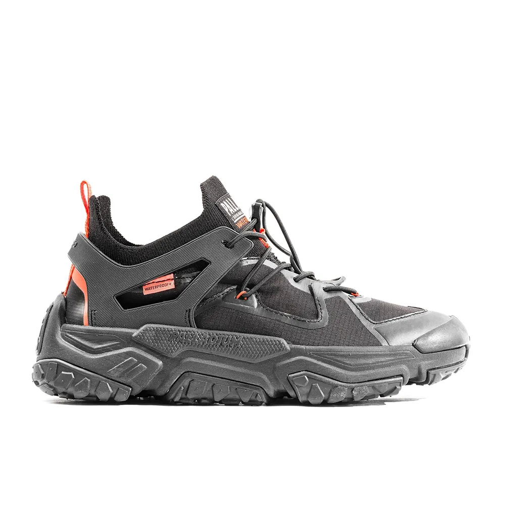 PALLADIUM OFF-GRID CAGE WP+快穿輪胎橘標低筒防水靴-女-黑 歷史價格詳細信息