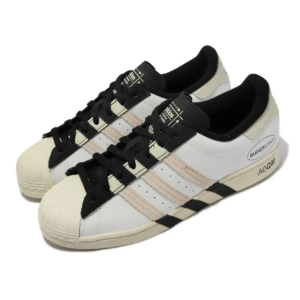 adidas 愛迪達 休閒鞋 Superstar 男鞋 黑 白 皮革 貝殼頭 經典 三葉草 IF8090 歷史價格詳細信息