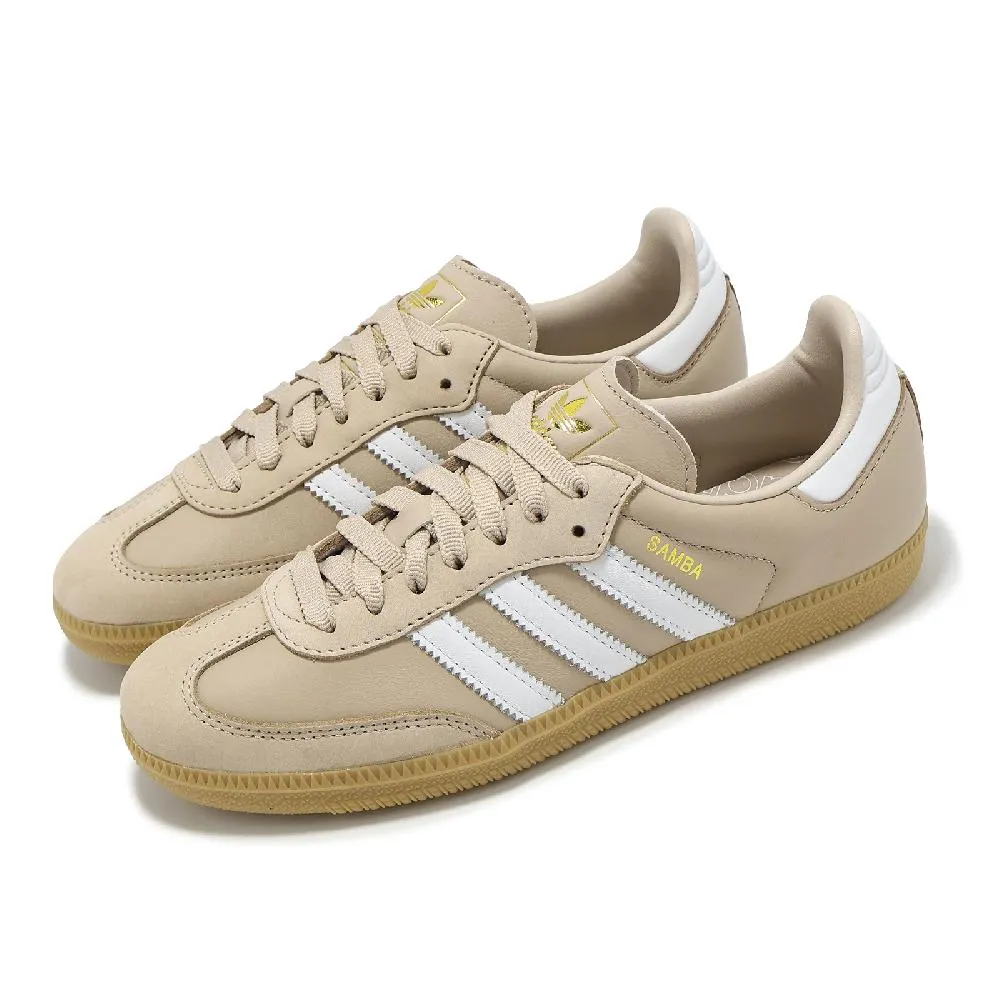 adidas 愛迪達 德訓鞋 Samba OG W 女鞋 白 莫蘭迪綠 膠底 復古 休閒鞋 ID0492 歷史價格詳細信息