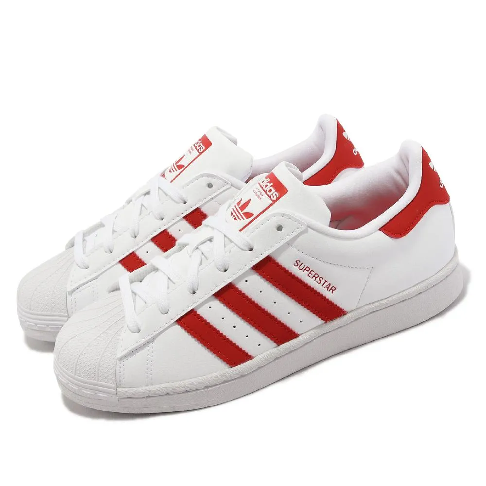 adidas 休閒鞋 Superstar 白 紅 愛心 三葉草 小白鞋 女鞋 貝殼頭 運動鞋 【ACS】 GW4416 歷史價格詳細信息