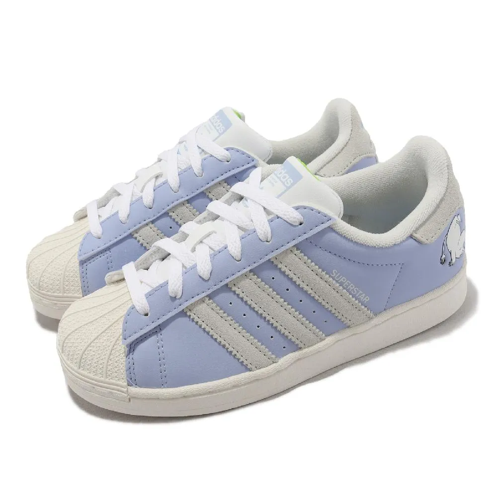 adidas X Moomin Superstar 360 C 童鞋 聯名 嚕嚕米 中童 藍 無鞋帶 愛迪達 ID6649 歷史價格詳細信息