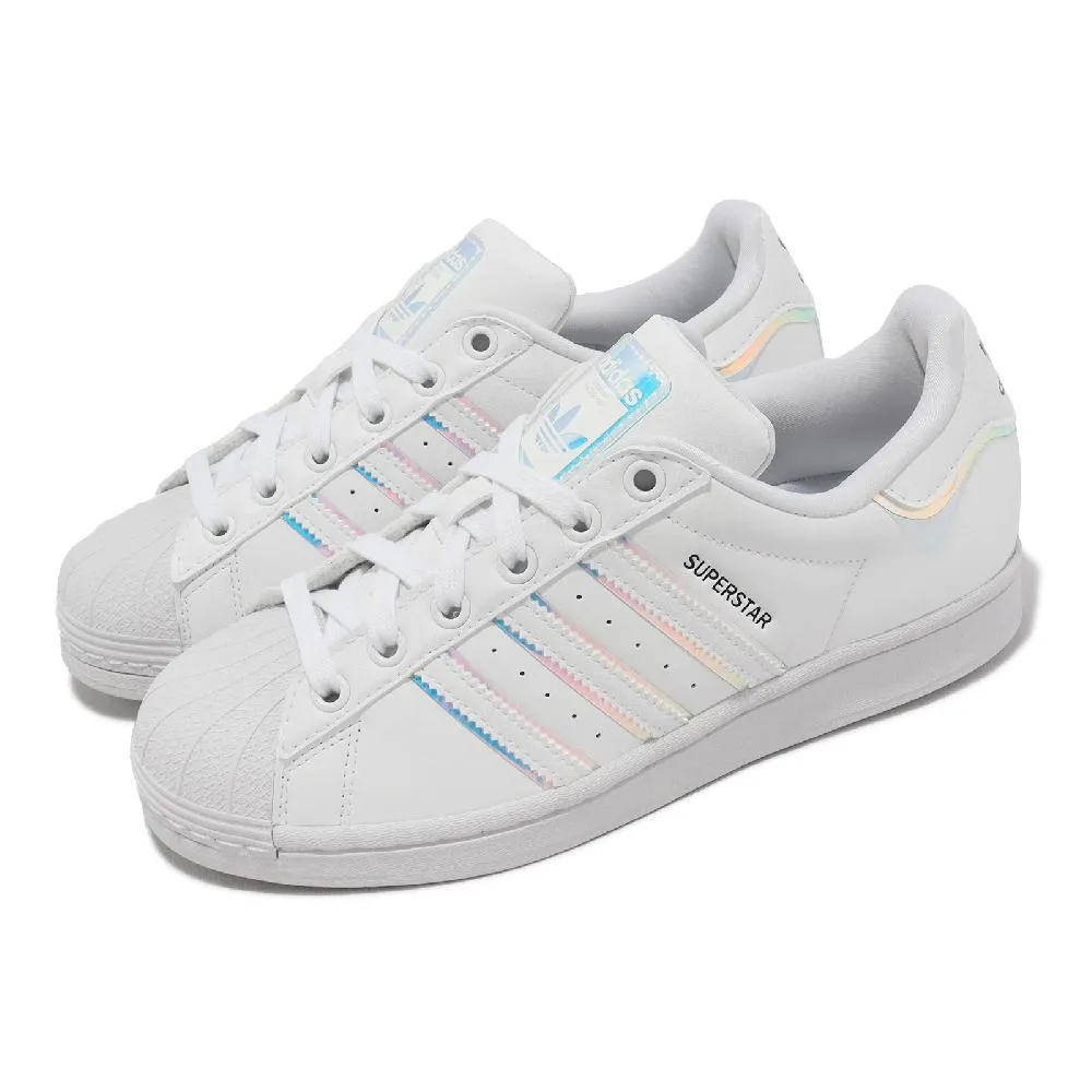 adidas 休閒鞋 Superstar J 白 咖啡 桃紅 愛迪達 三葉草 女鞋 大童鞋 【ACS】 GY3366 歷史價格詳細信息