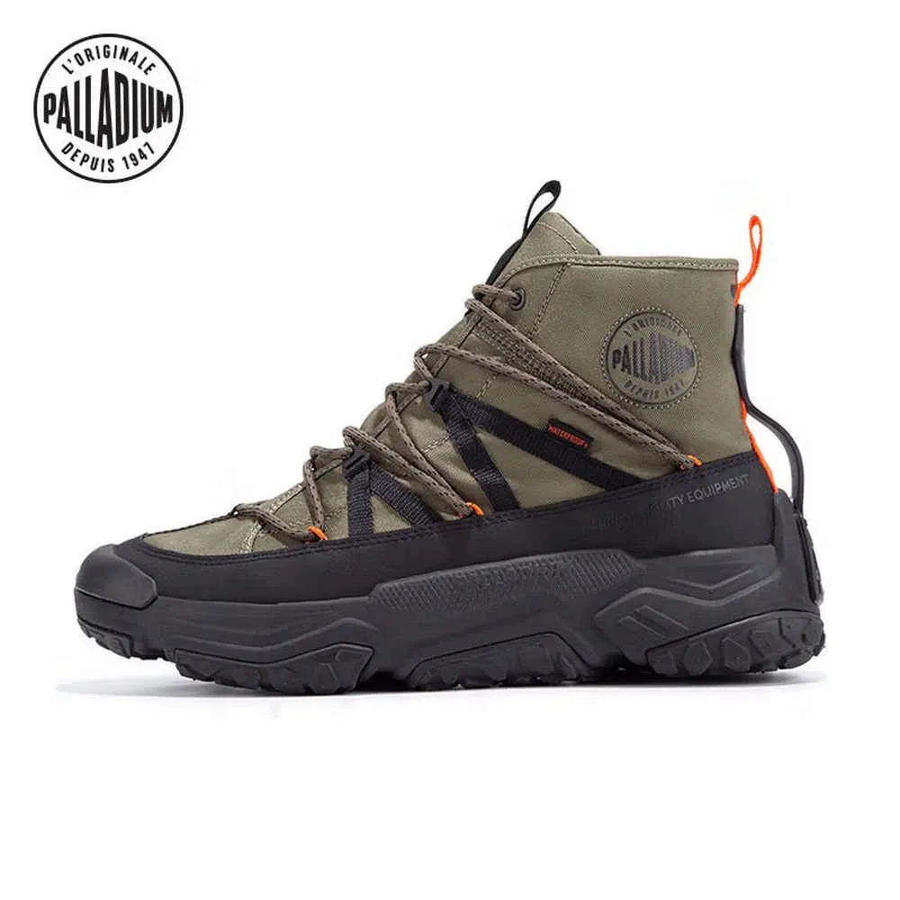 PALLADIUM OFF-GRID CROSS WP+輪胎橘標防水靴-中性-黑 歷史價格詳細信息