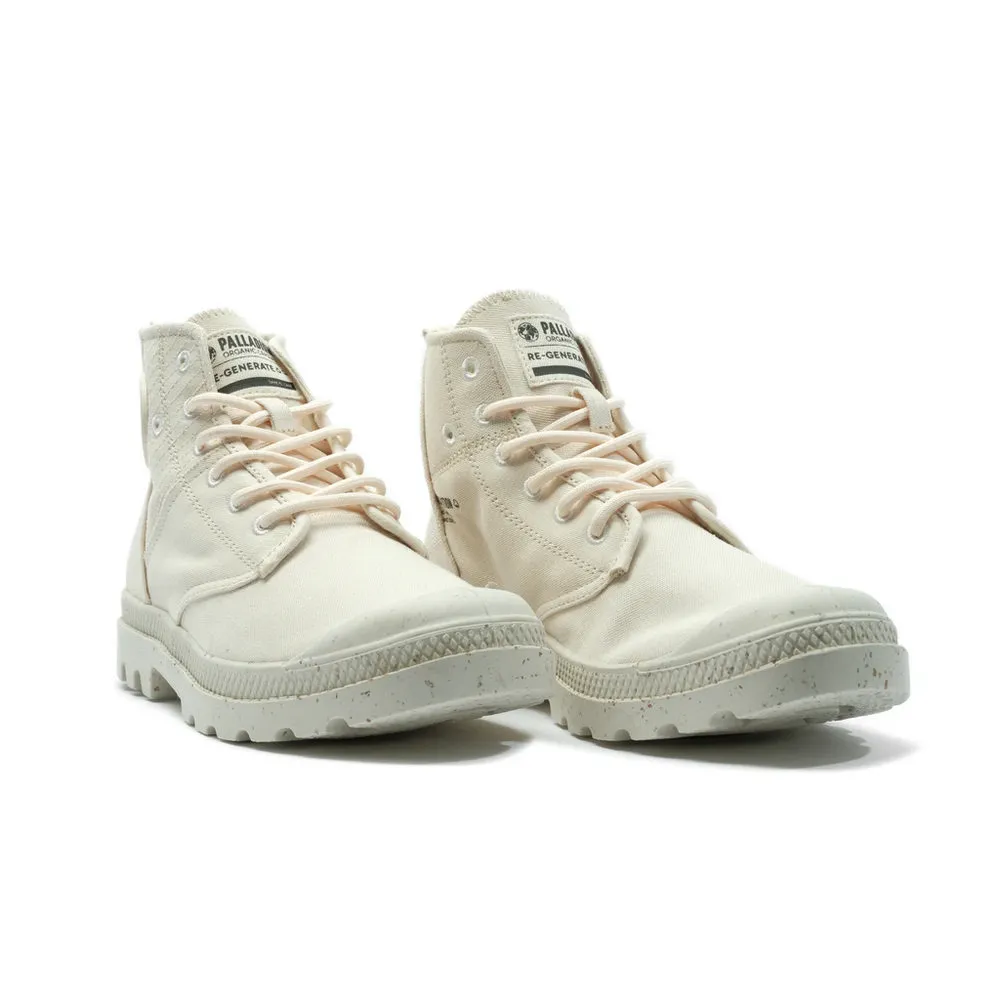 PALLADIUM PAMPA HI RE-CRAFT有機再生帆布靴-中性-白 歷史價格詳細信息