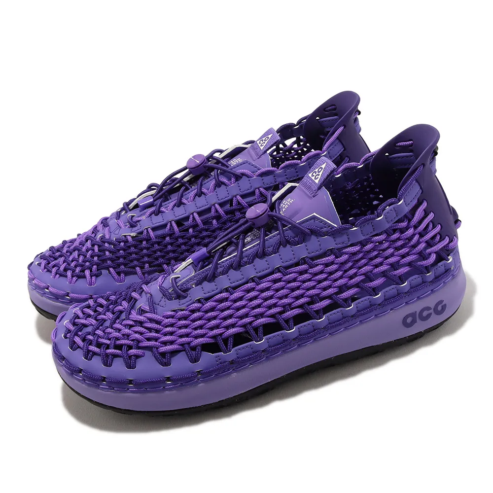 Nike 戶外鞋 ACG Watercat+ 男女鞋 紫 水陸機能鞋 編織繩 溯溪 Court Purple CZ0931-500 歷史價格詳細信息