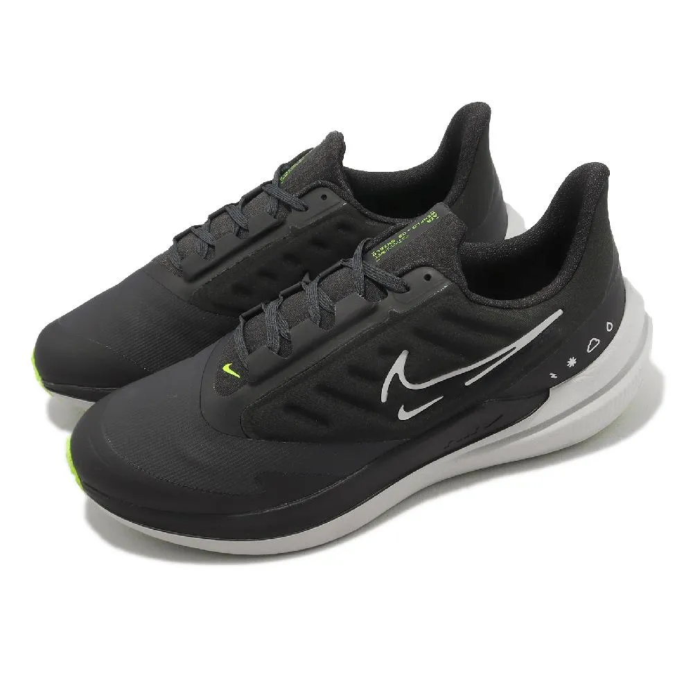 【NIKE】NIKE AIR WINFLO SHIELD 男鞋 跑步鞋 黑綠-DM1106002 歷史價格詳細信息