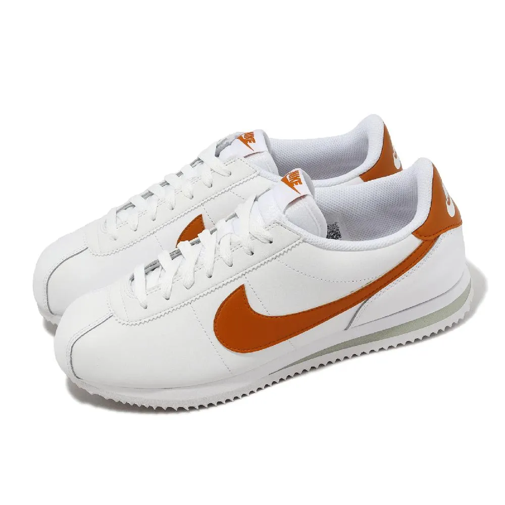 Nike 耐吉 休閒鞋 Cortez 男鞋 白 黑勾 復古 經典 皮革 阿甘鞋 DM4044-100 歷史價格詳細信息