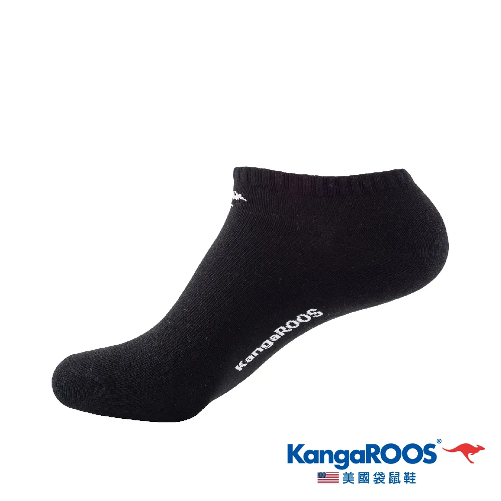 【KangaROOS 美國袋鼠鞋】男女襪 基本款 素色LOGO 中筒襪 (藍-KA23516) 歷史價格詳細信息