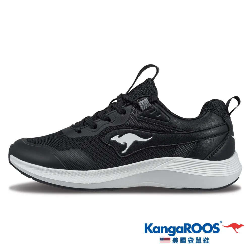 【KangaROOS 美國袋鼠鞋】女 RUN DASH 科技機能跑鞋 支撐穩定 輕量透氣 (黑粉-KW41190) 歷史價格詳細信息