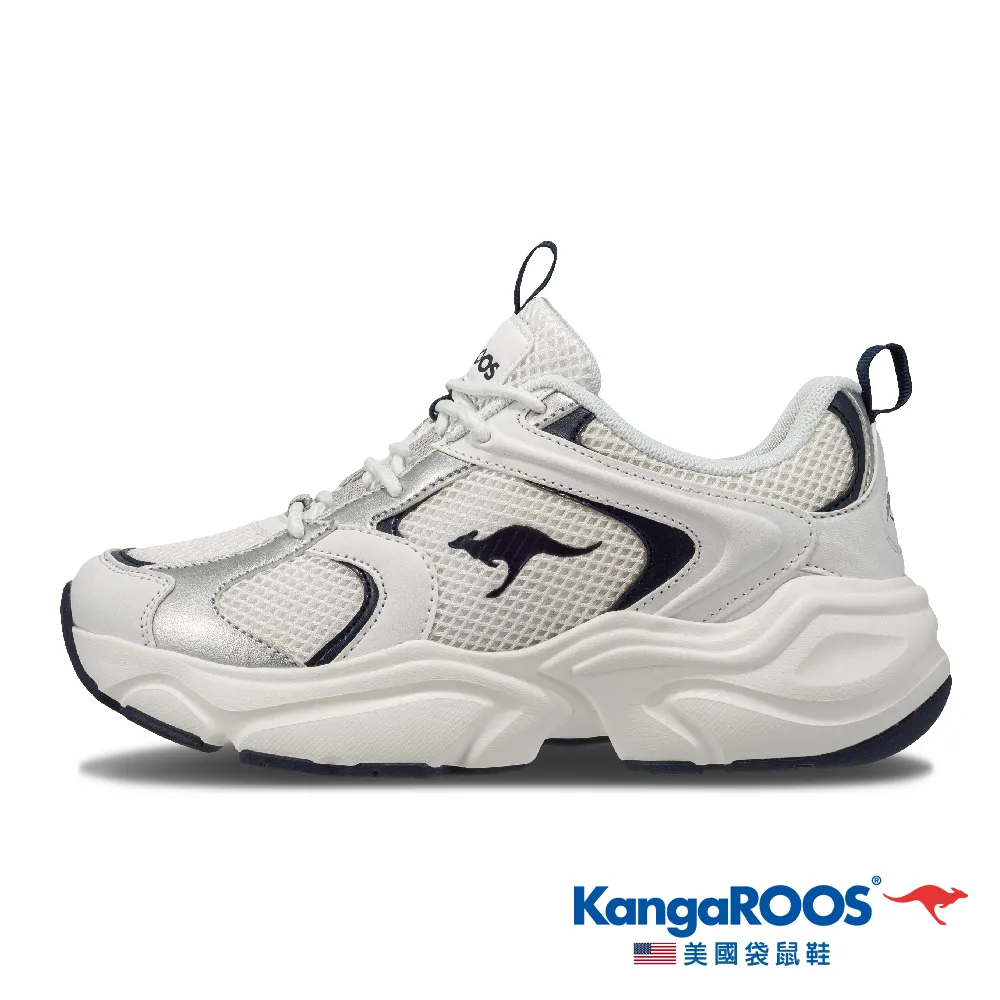 【KangaROOS 美國袋鼠鞋】女 SWING 復古籃球老爹鞋(黑-KW01180) 歷史價格詳細信息