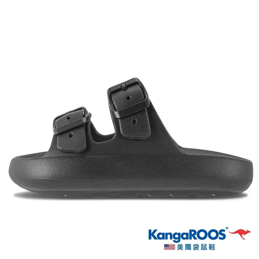 【KangaROOS】童鞋 PUFFS 泡芙柔底拖鞋 拖鞋 涼鞋(黑/奶茶/粉/灰) 歷史價格詳細信息