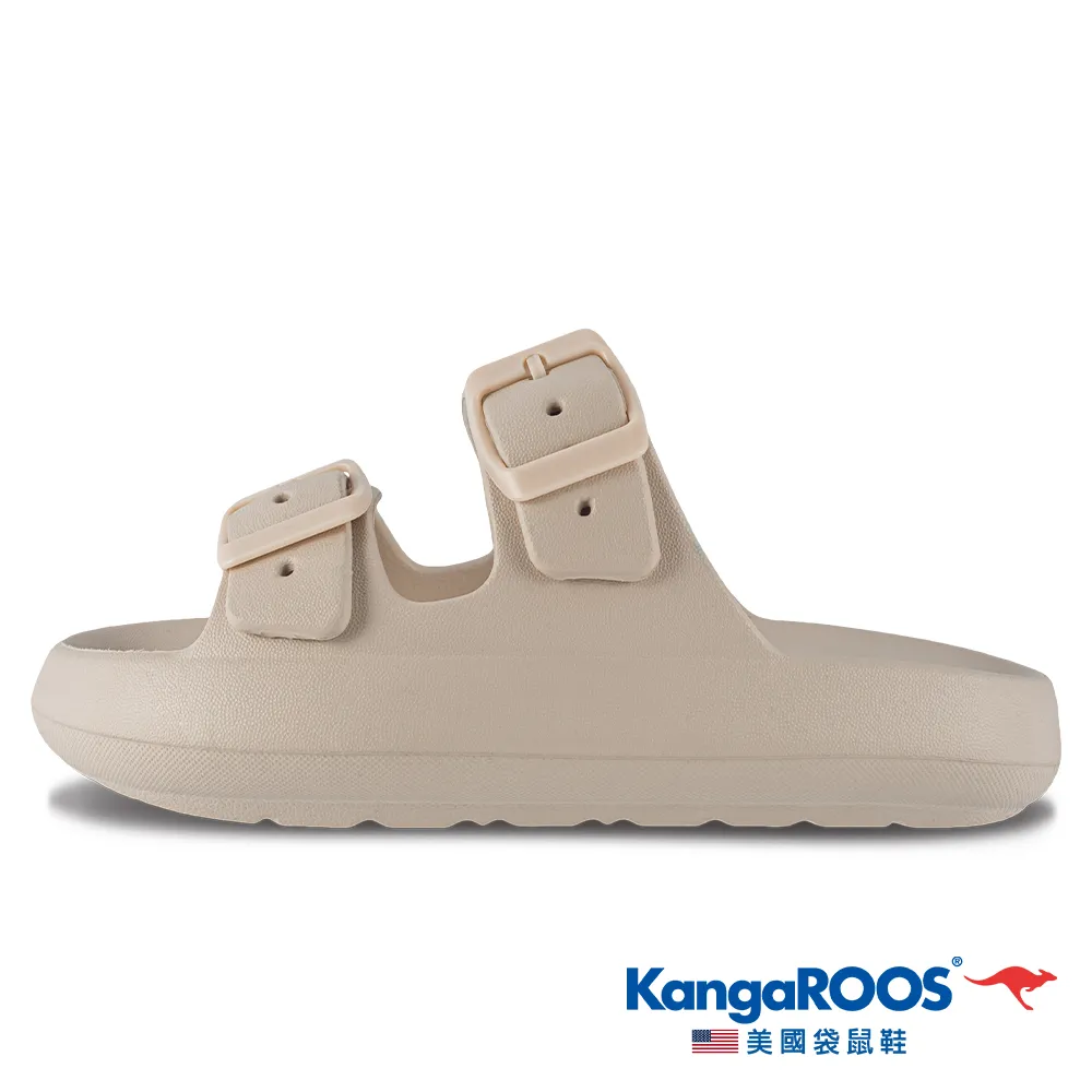 【KangaROOS】童鞋 PUFFS 泡芙柔底拖鞋 拖鞋 涼鞋(黑/奶茶/粉/灰) 歷史價格詳細信息