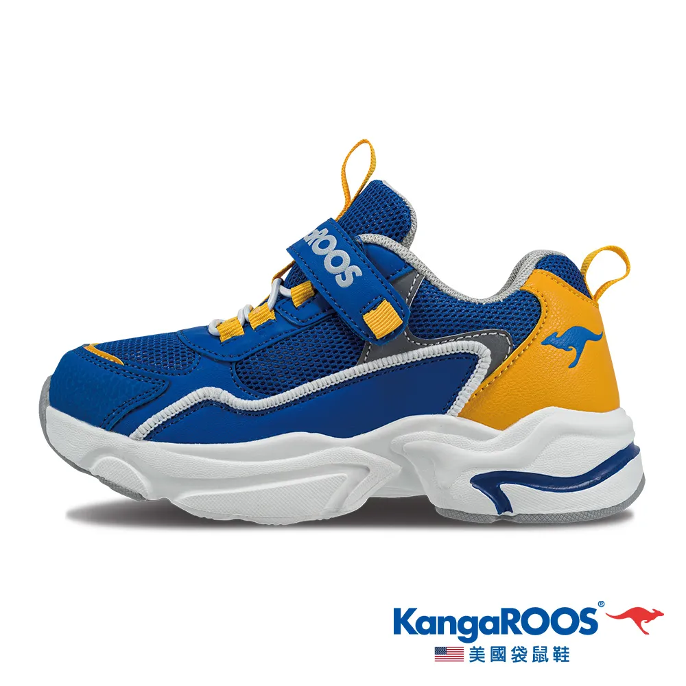KANGAROOS 袋鼠 FUSION 透氣輕量慢跑鞋 藍紅黑 KK01296 中大童鞋 歷史價格詳細信息