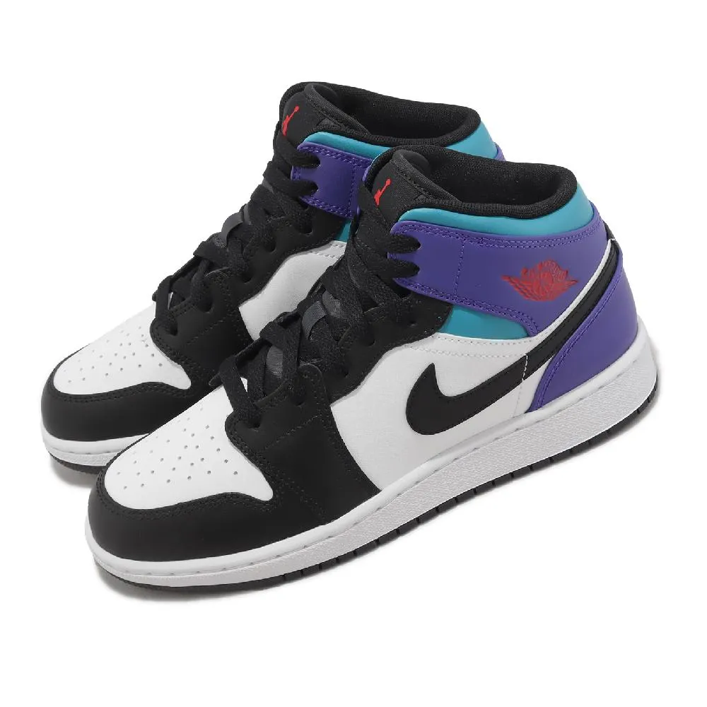 Nike 耐吉 休閒鞋 Jordan 1 Mid Alt PS 中童鞋 小朋友 黑 灰 AJ1 中筒 喬丹 魔鬼氈 DR9745-006 歷史價格詳細信息