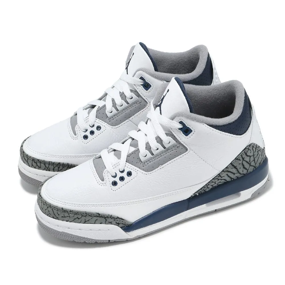 Air Jordan 3 Retro GS Wizards 白藍金 巫師 女鞋 大童鞋 零碼福利品 【ACS】 歷史價格詳細信息