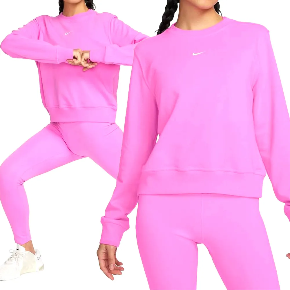 Nike AS W NK One DF Crew LBR 女款 黑色 休閒 冬季 大學T 長袖 FB5126-010 歷史價格詳細信息