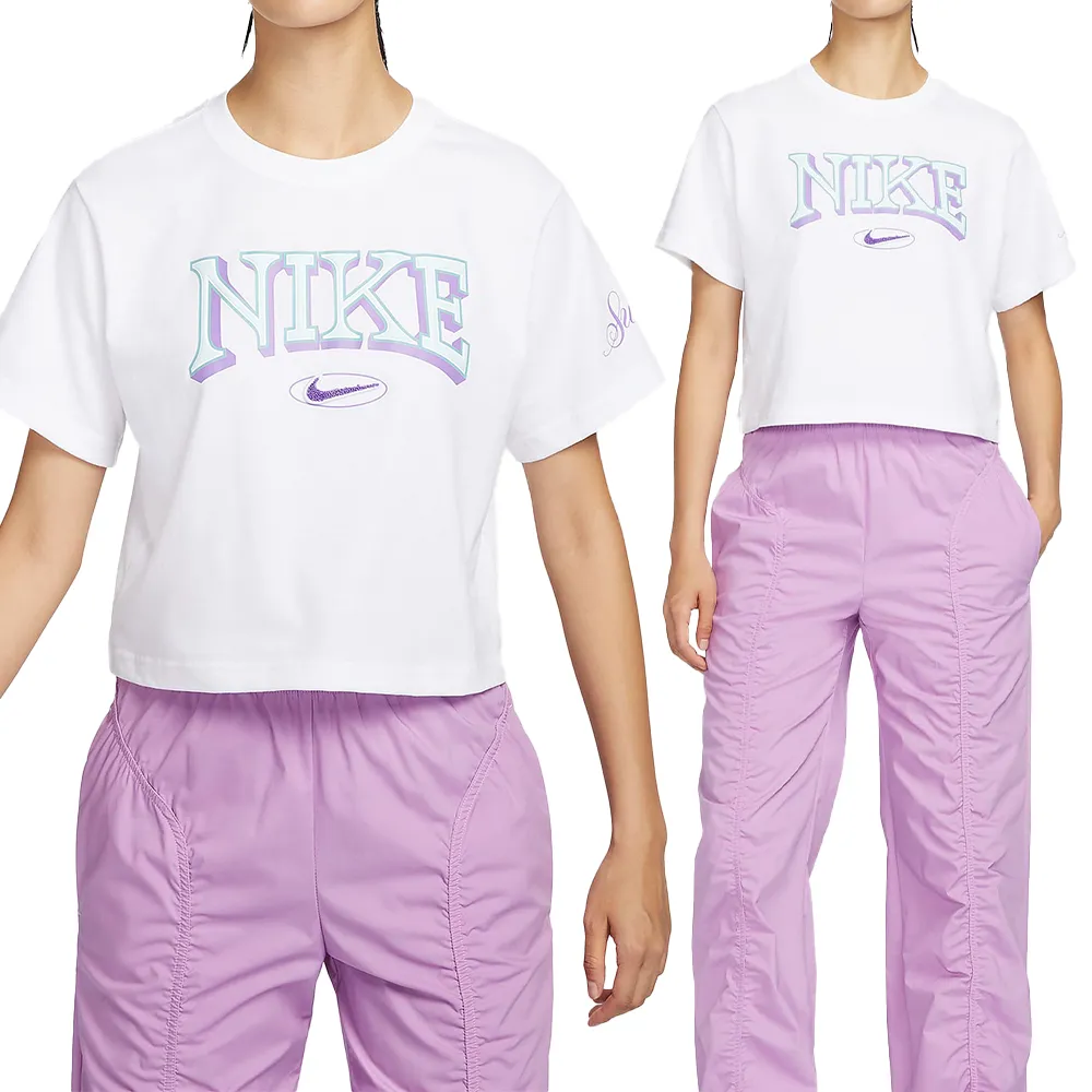NIKE NSW TEE SS SPORT DAISY 女款 小花LOGO T恤 DN5859-010 黑 100 白 歷史價格詳細信息