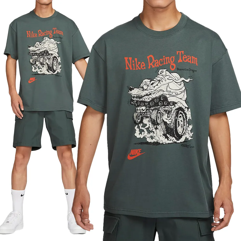 Nike 短袖 NSW Max90 男款 白 墨綠 兩色 短T 寬鬆 純棉 波紋 中磅數 任選 【ACS】 歷史價格詳細信息