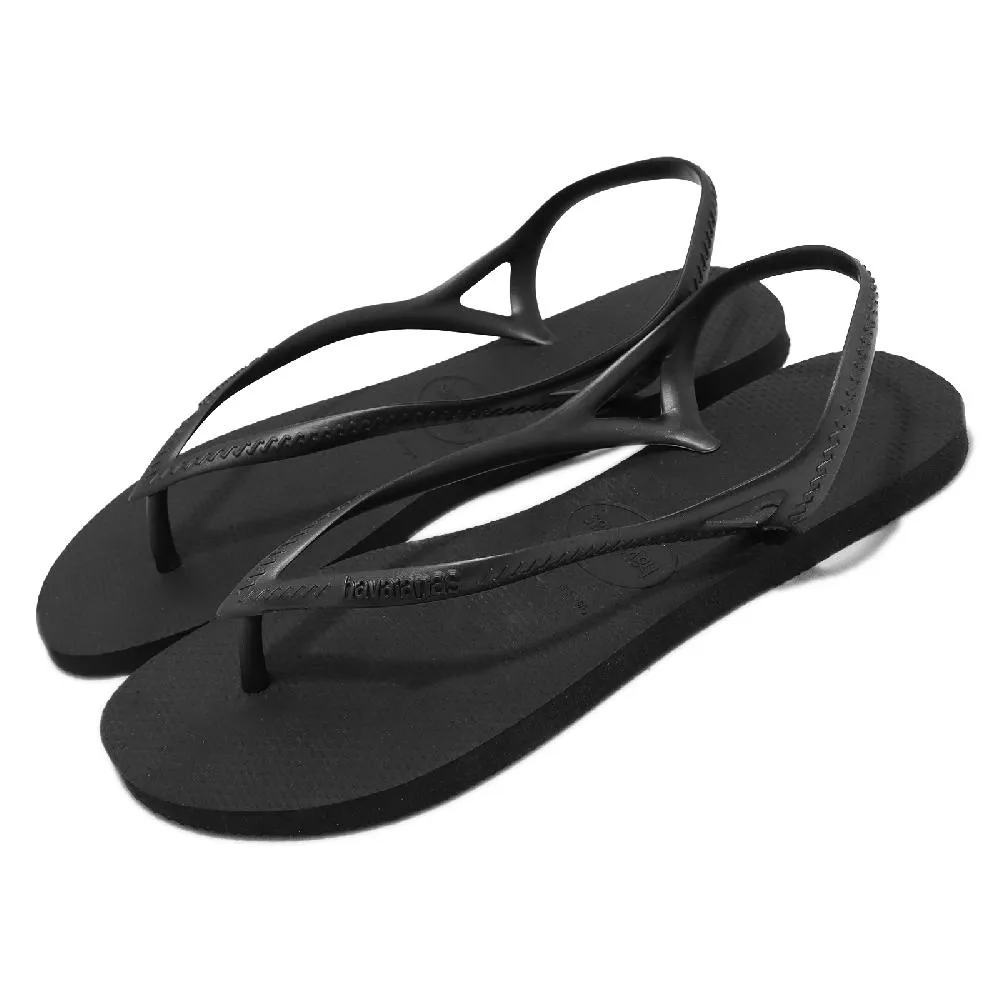 【havaianas 哈瓦仕】Sunny II 黑色 女鞋 巴西人字拖 夾腳涼鞋 歷史價格詳細信息
