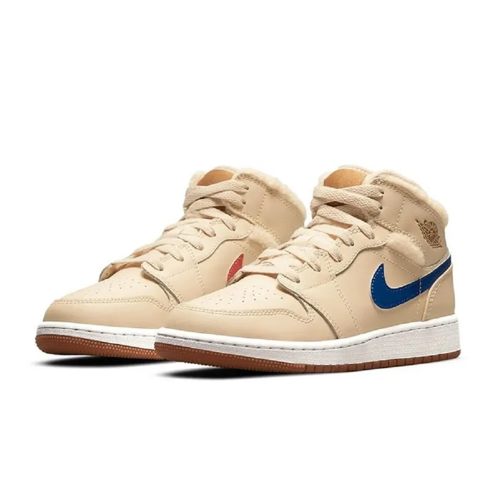 Air Jordan 1 Mid UTL GS Fleece 奶茶 毛絨 鴛鴦 女鞋 大童 ACS DO2207-264 歷史價格詳細信息