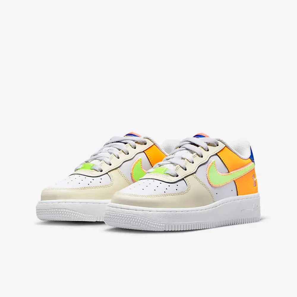 【NIKE】AIR FORCE 1 LV8 1 (GS) 中大童 童鞋 女鞋 休閒鞋 米白色-FV7725100 歷史價格詳細信息