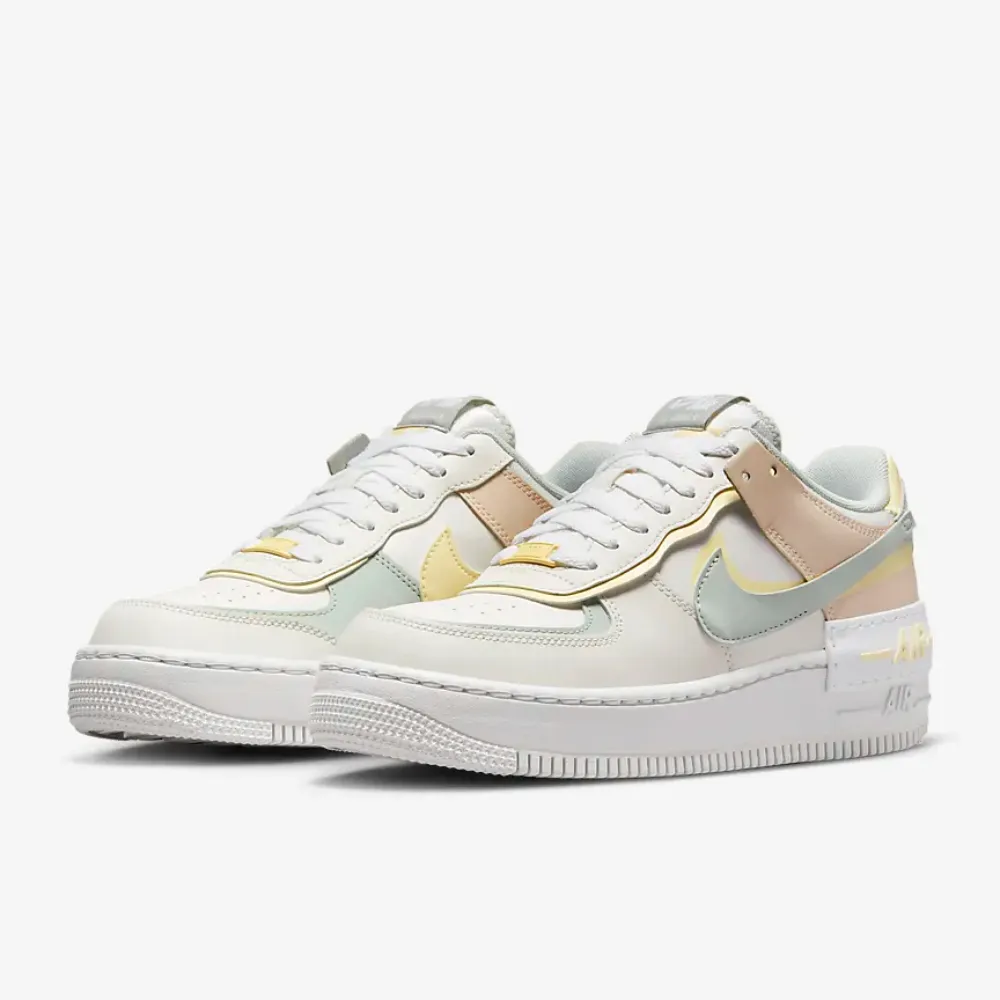 NIKE AF1 SHADOW SE 女款 雙勾 馬賽克 休閒 板鞋 CV8480-300 零碼 歷史價格詳細信息