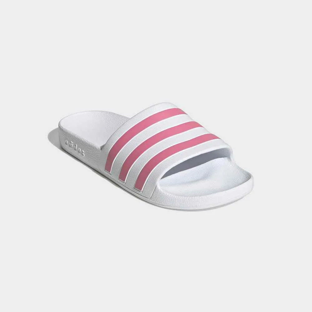 Adidas Adilette Aqua [GZ5237] 女 涼拖鞋 運動 經典 簡約 快乾 夏日 海灘 泳池 白 粉 歷史價格詳細信息