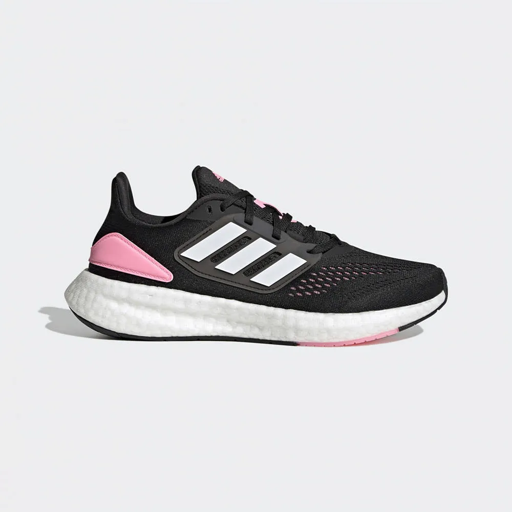 Adidas PUREBOOST 22 W 女 黑粉 緩震 運動 休閒 慢跑鞋 HQ1458 歷史價格詳細信息