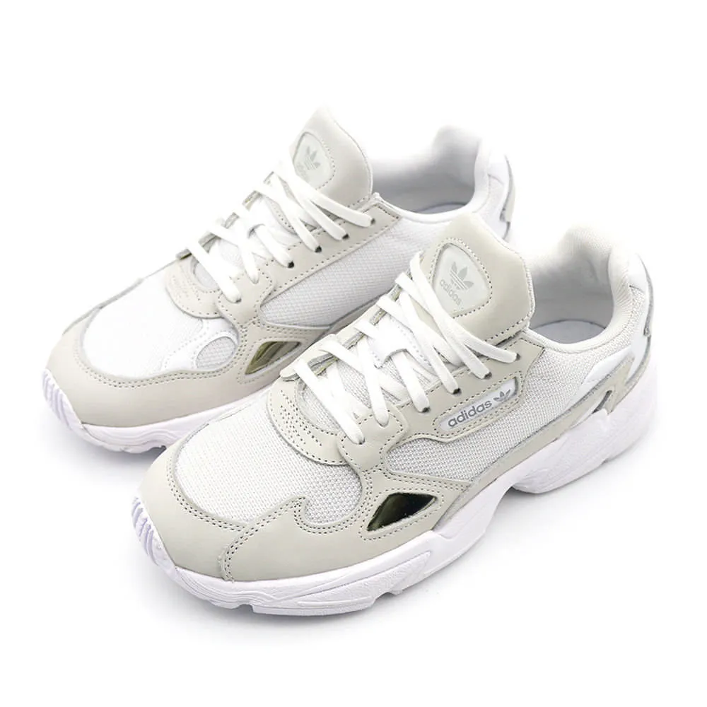 Adidas  FALCON RX W 全白 百搭 魔術貼 厚底 耐磨 運動 跑步 慢跑鞋 EE5110 女鞋 歷史價格詳細信息