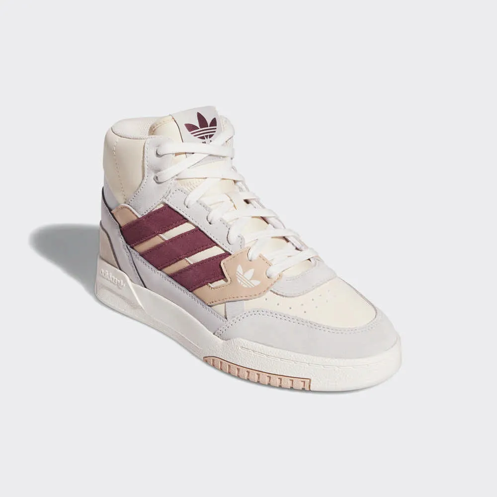 Adidas Drop Step SE ID1001 男 休閒鞋 運動 復古 三葉草 皮革 拼接 高筒 奶茶 綠 歷史價格詳細信息