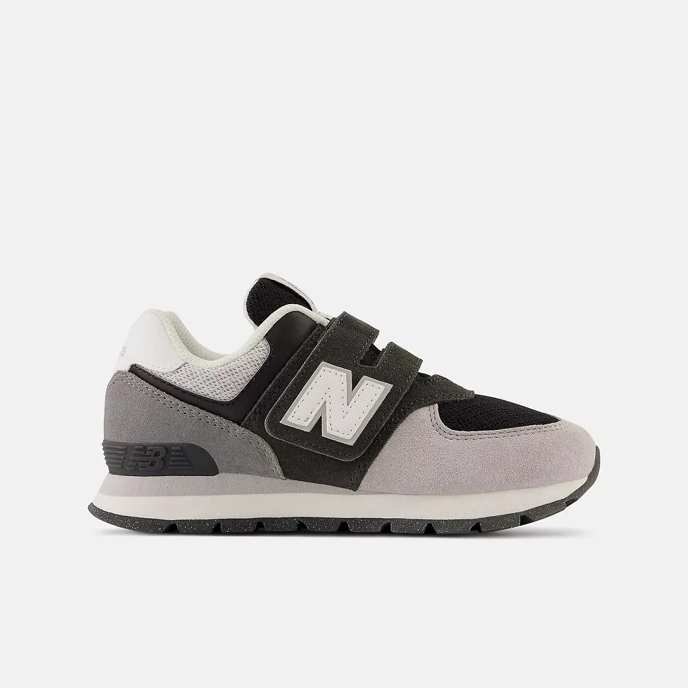 New Balance [PV574DN2] 中大童 休閒鞋 運動 復古 NB 574 W楦 魔鬼氈 舒適 麂皮 藍 歷史價格詳細信息