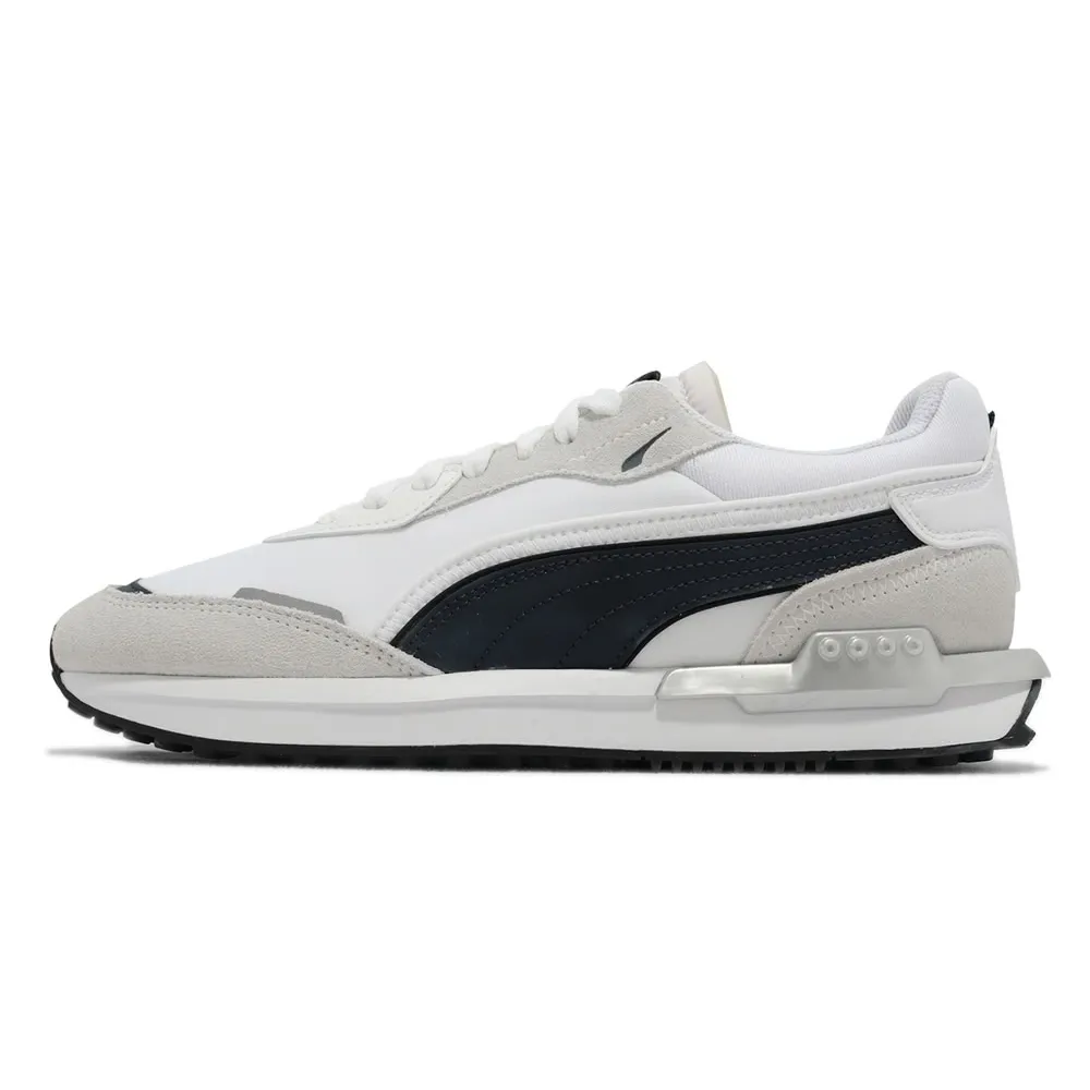 Puma 休閒鞋 City Rider B&W 白 灰 復古 老爹鞋 男鞋 女鞋 小白鞋 【ACS】 38204602 歷史價格詳細信息