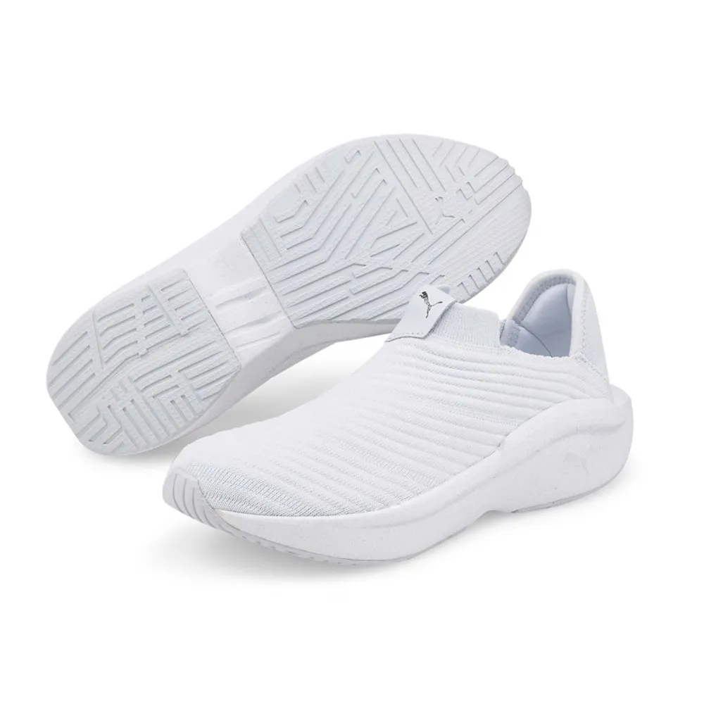 Puma 訓練鞋 Enlighten Strap Wns 黑 白 針織 襪套 女鞋 無鞋帶 【ACS】 37767401 歷史價格詳細信息