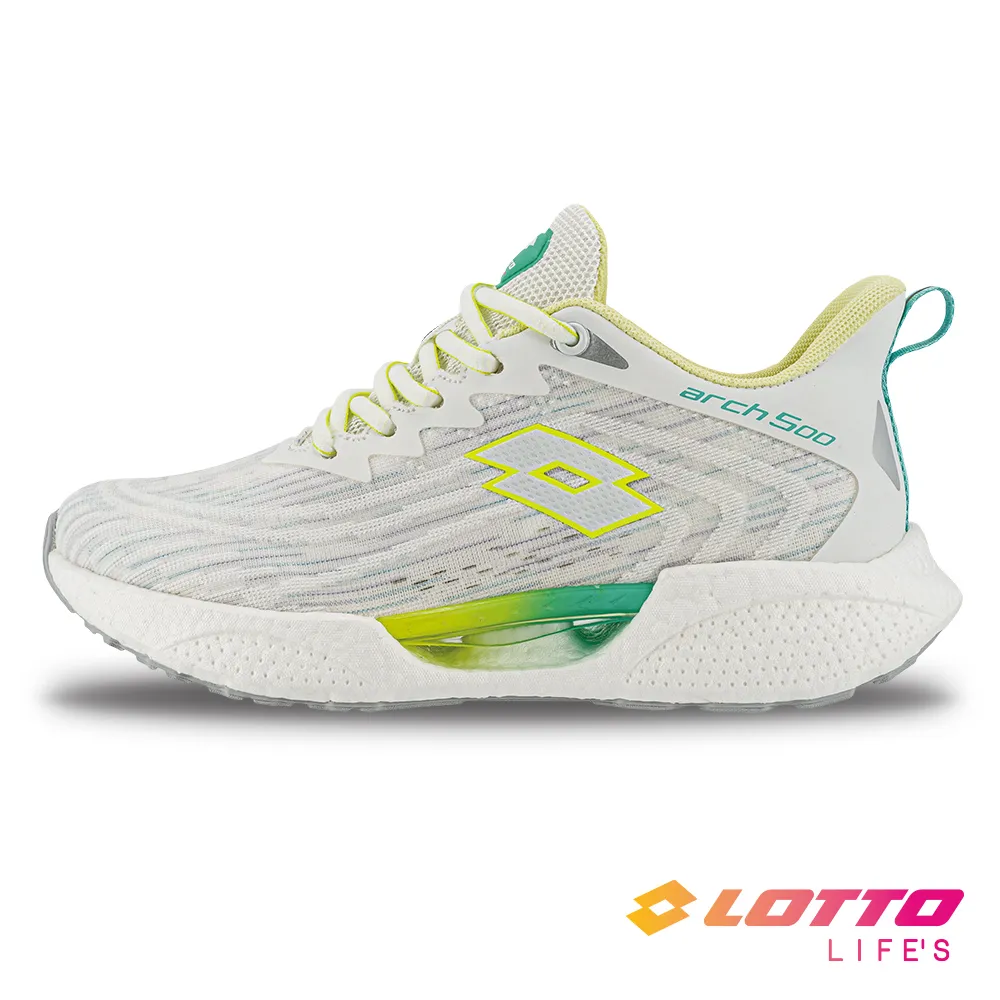 【LOTTO 義大利】女 弓跑鞋 arch 500(白/果綠) 歷史價格詳細信息