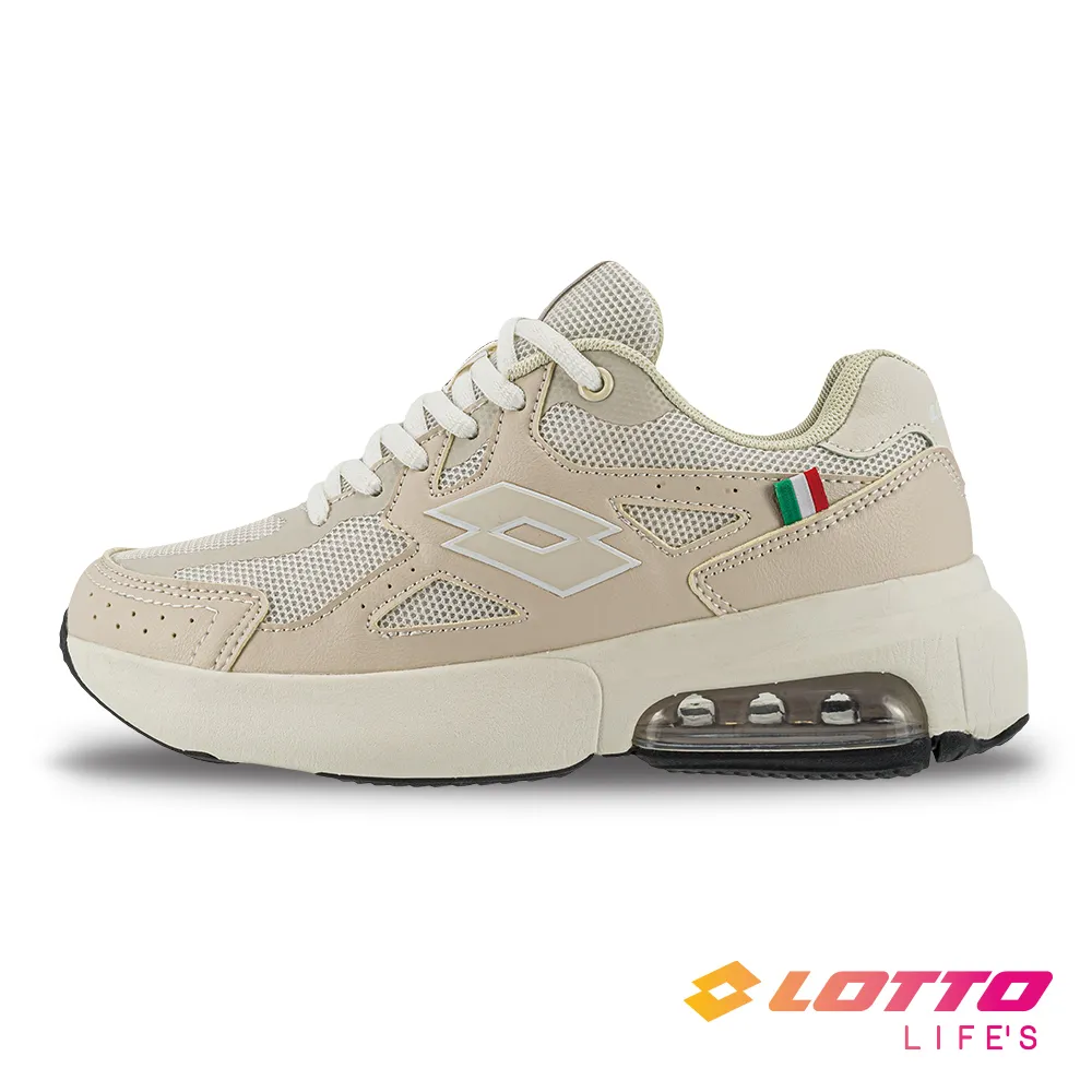 【LOTTO 義大利】女 ARIA'91 氣墊跑鞋(燕麥色-LT3AWR7201) 歷史價格詳細信息