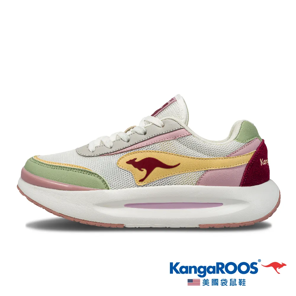 【KangaROOS 美國袋鼠鞋】女鞋 ROO CLOG 厚底洞洞鞋 厚底增高 防水散熱 (紫-KW41717) 歷史價格詳細信息