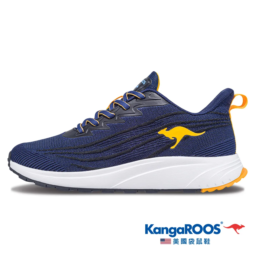 【KangaROOS 美國袋鼠鞋】男 RUN SPEED 透氣吸濕 輕量緩震 慢跑鞋(深藍-KM21416) 歷史價格詳細信息
