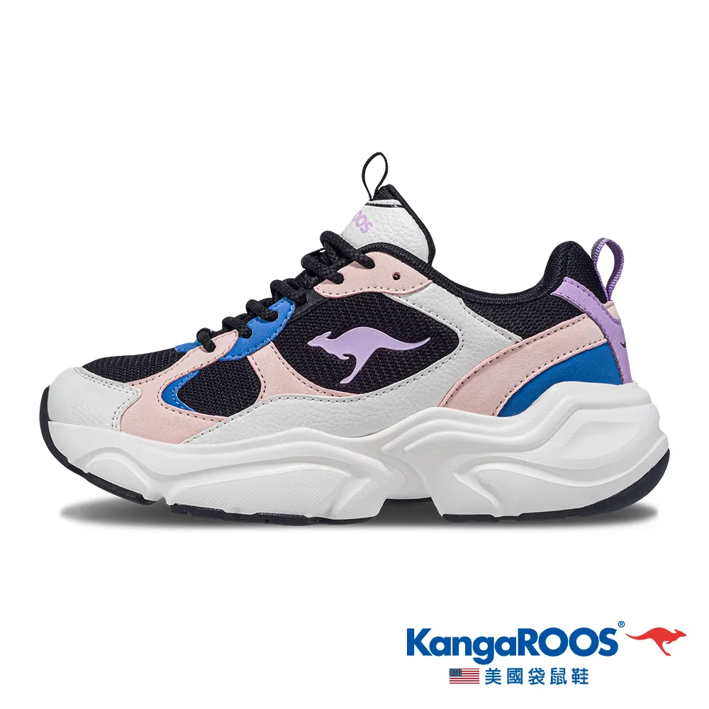 【KangaROOS 美國袋鼠鞋】女鞋 LOFTY 大人感奶霜鞋 增高厚底 舒適輕盈 (咖/粉-KW41253) 歷史價格詳細信息