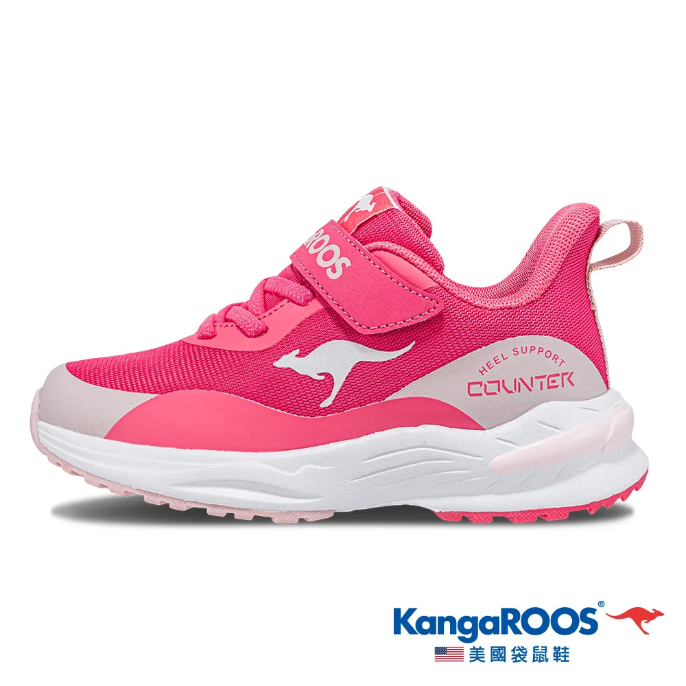 KANGAROOS 拼接氣墊慢跑鞋 藍綠橘 KK21465 中大童鞋 歷史價格詳細信息