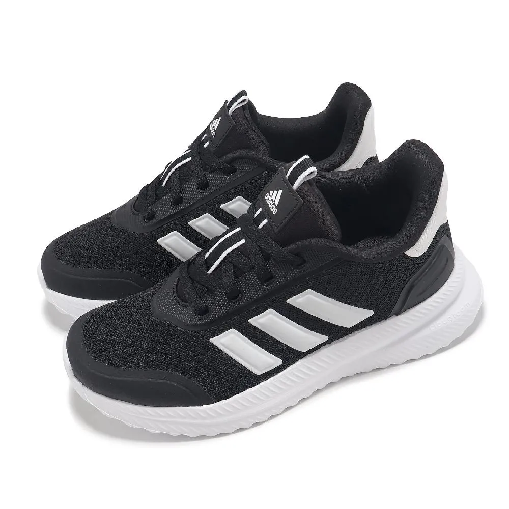 【adidas 愛迪達】運動鞋 童鞋 中童 兒童 魔鬼氈 RUN 60s CF C 黑米白 IE6436 歷史價格詳細信息