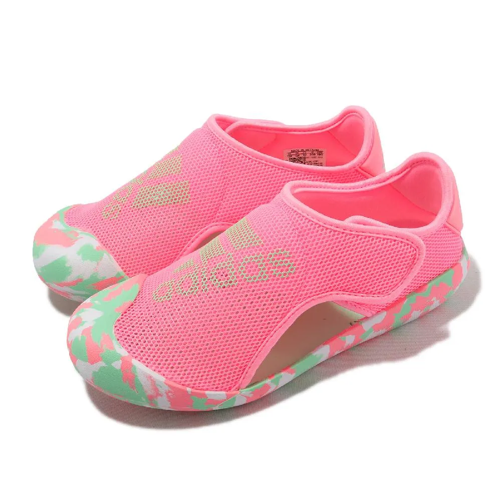 adidas 童鞋 Altaventure 2.0 C 藍 白 魔鬼氈 中童鞋 涼拖鞋 愛迪達 【ACS】 FZ6508 歷史價格詳細信息