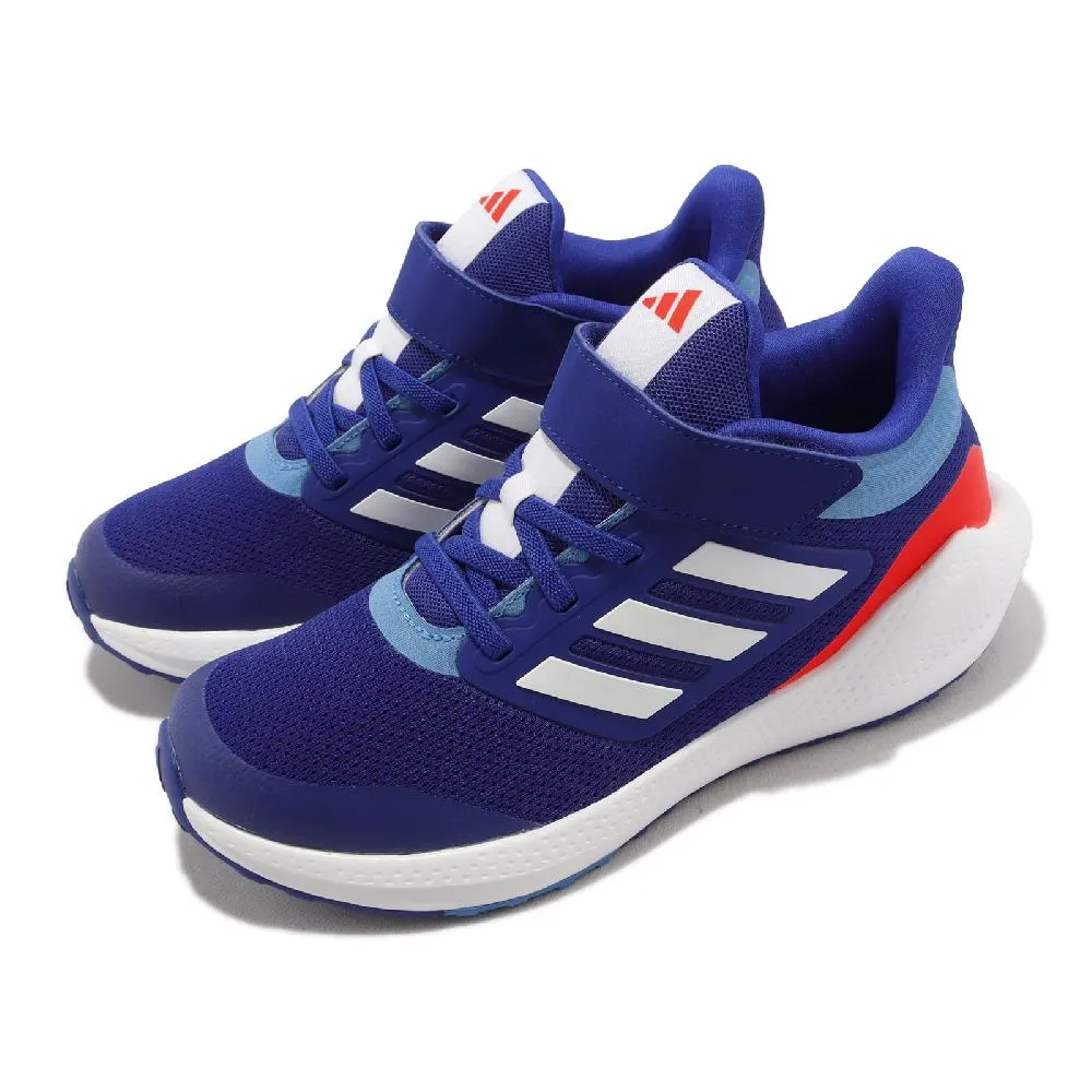 【adidas 愛迪達】運動鞋 童鞋 中童 兒童 魔鬼氈 RUN 60s CF C 黑米白 IE6436 歷史價格詳細信息